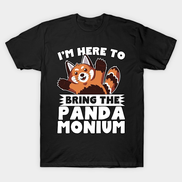 panda T-Shirt by CurlyDesigns